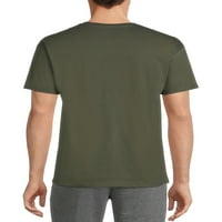 Athletic Works bărbați și mari bărbați Active Soft Blend buzunar T-Shirt, Dimensiuni S-4XL