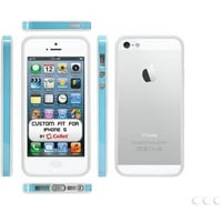 Cellet albastru și alb bara de protecție Proguard caz pentru Apple iPhone 5
