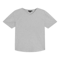 Strongside Apparel V Neck T Shirt pentru barbati-maneca scurta Big & Tall Shirt