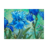 Marcă comercială Fine Art 'Irises' Canvas Art de Maria Rytova
