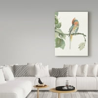 Marcă comercială Fine Art 'Crested Cockatoo v2' Canvas Art de Chris Paschke