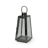 Noemi 15 Lanternă Modernă Din Oțel Inoxidabil În Aer Liber, Negru