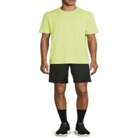 Athletic Works bărbați și mari bărbați Active Tri-Blend Tee, 2-Pack, dimensiuni de până la 5XL