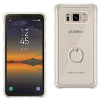 Samsung Galaxy S active Transparent pernă de aer Protector bara de protecție caz cu Suport Inel în clar pentru utilizarea cu Samsung