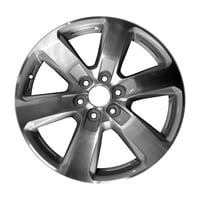 7. Recondiționat OEM aliaj de aluminiu roată, prelucrate și argint, se potrivește -Chevrolet Traverse