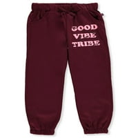 Limited Too Fete Fleece Joggers, 2-Pack, Dimensiuni 4-12