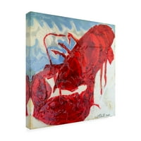 Marcă comercială Artă Plastică 'Brilliant Maine Lobster II' artă pe pânză de Erin McGee Ferrell