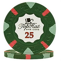Paulson Top Hat & Cane Poker Chips