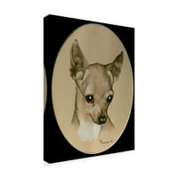 Marcă comercială Fine Art 'Chihuahua' Canvas Art de Rusty Frentner