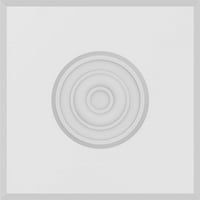Ekena Millwork 6 W 6 H 3 4 p rozetă standard Sedgwick Bullseye cu margine teșită