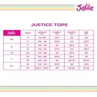 Tricou Justice Girls Raglan Graphic Active, Dimensiuni 5 - & Plus