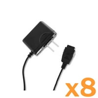 Universal portabil Lg Vx6100 vi Travel Adapter R cu cablu încorporat în negru 8-pack