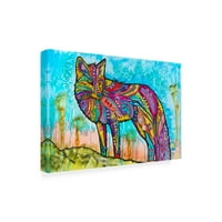 Marcă comercială Fine Art 'electric Fox' Canvas Art de Dean Russo