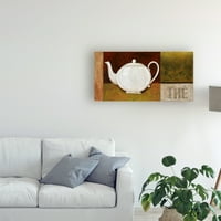 Marcă comercială Fine Art 'White Teapot' Canvas Art de Pablo Esteban